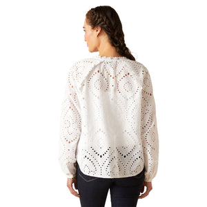 Women's Decelea L/s Blouse- White