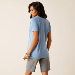 Ariat Acres T-Shirt- Light Blue Heather