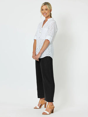 Lara Wide Leg Linen Pant