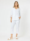 Libby Byron Cotton Shirt - White