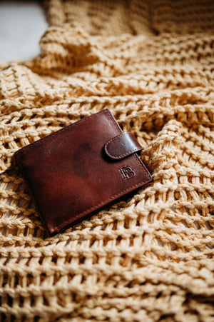 Frank Brown Leather Wallet