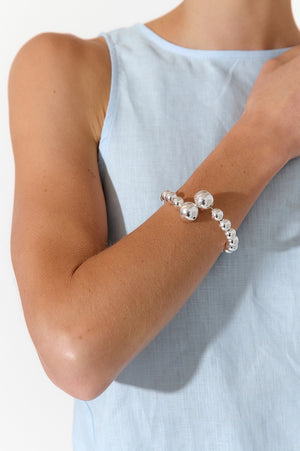 Metal Ball Wrap Cuff