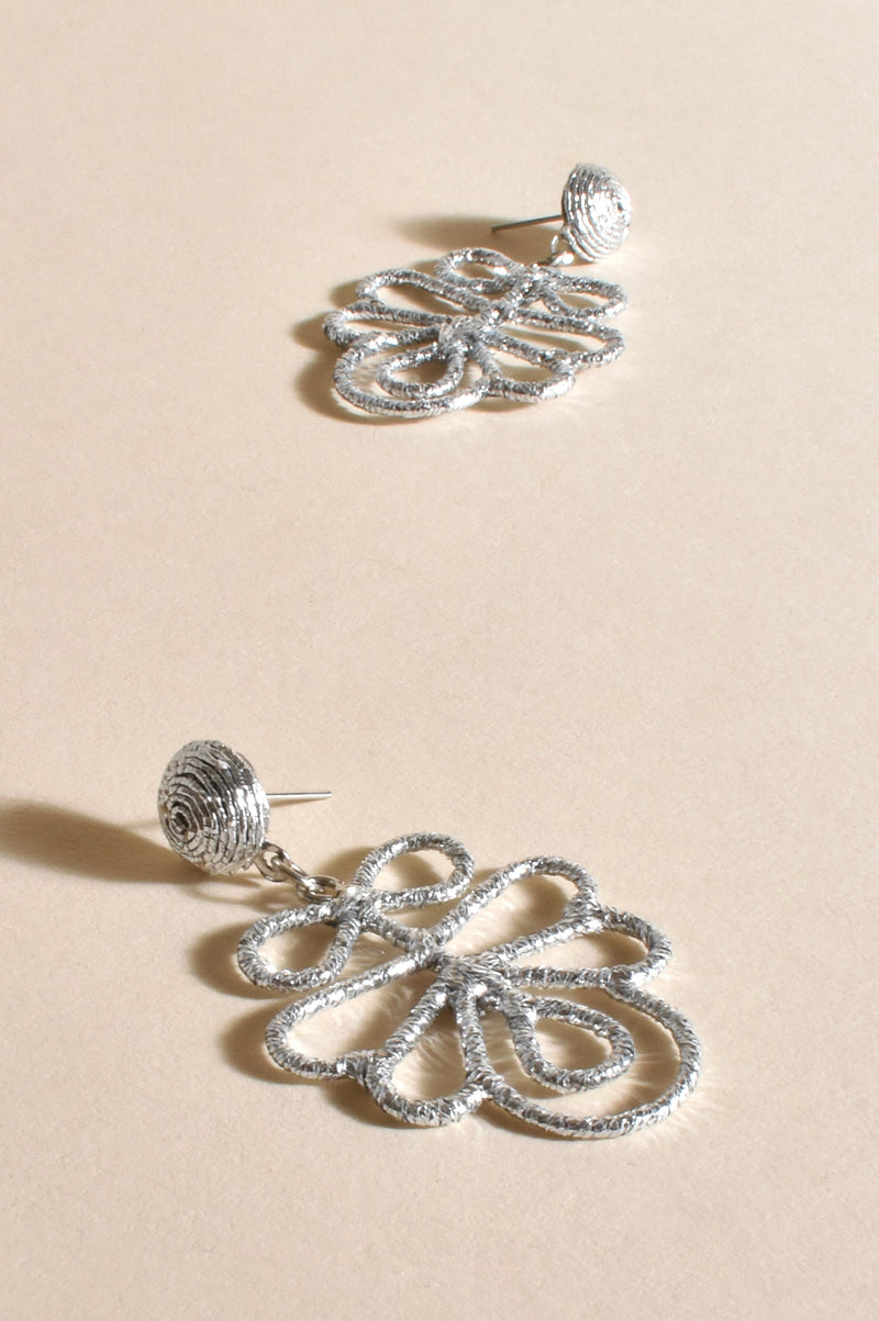 Mara Crochet Edge Event Earrings