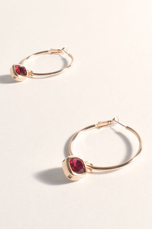 Andie Jewel Drop Hoops