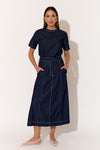 Alexandria Light Weight Denim Skirt