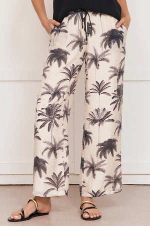 Stevie Palm Print Pant