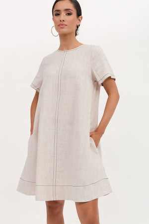 Lexi Contrast Stitch Dress