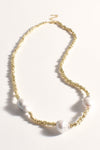 Baroque Pearl Dotty Gold Necklace