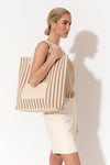 Summa Stripe Canvas Tote