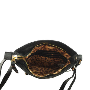 Gold Jamie Crossbody | Black