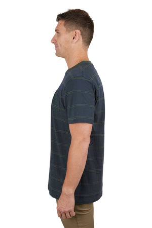 Men's Simon Stripe 1 Pocket S/s Tee