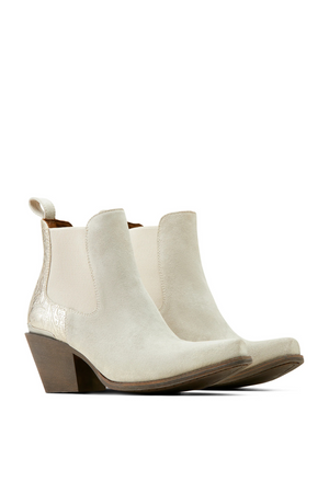 Women's Bradley- CLOUD WHITE SUEDE/EMBOSSED PEARL