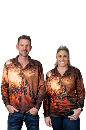 Adult Fishing Shirt- cattle muster