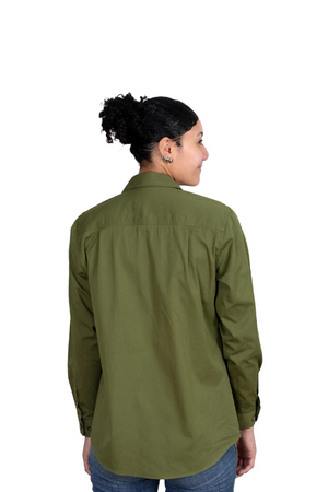 Women's Brooke Work Shirt- Olive