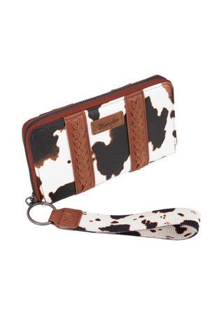 Cow Print Large Wallet