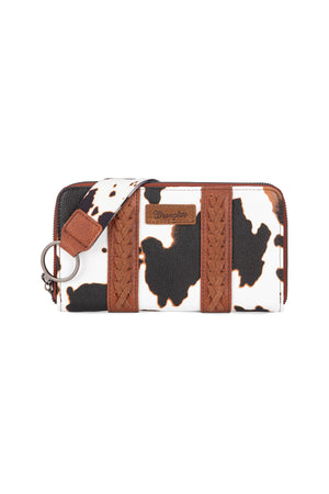 Cow Print Large Wallet