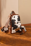 Cow Print Sling Bag