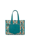 Aztec Crossbody Tote Bag