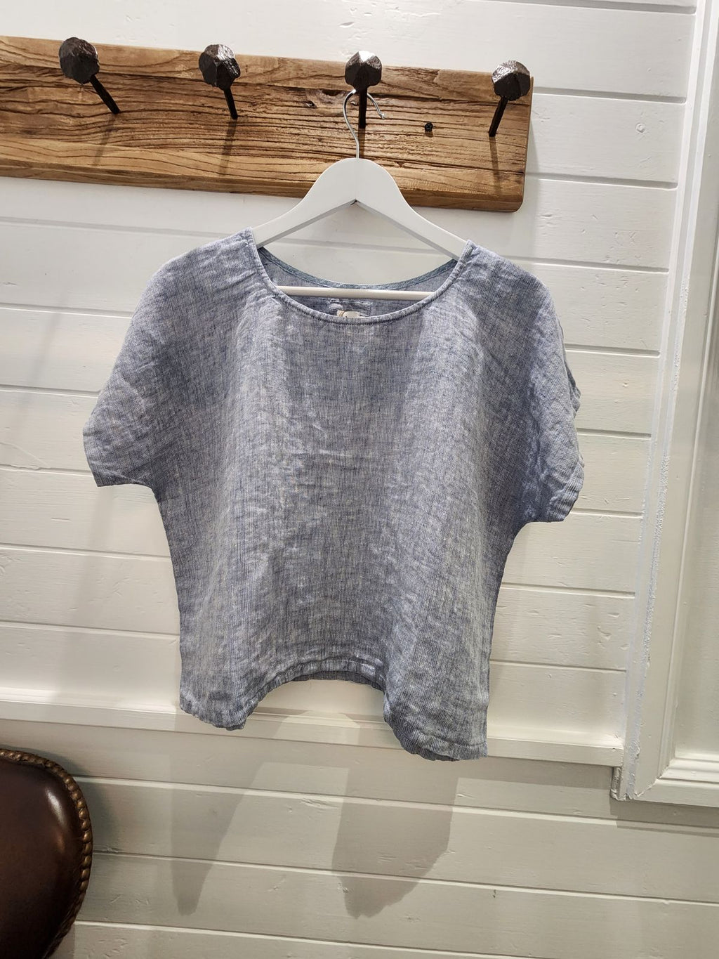 Carina Stonewashed Linen Top