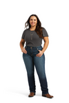 R.E.A.L. Perfect Rise Analise Stackable Straight Leg Jean