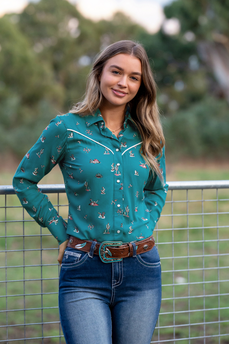 Women's Becca Print Western L/s Shirt