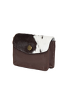 Ziva Tan & White Hairon Coin Purse